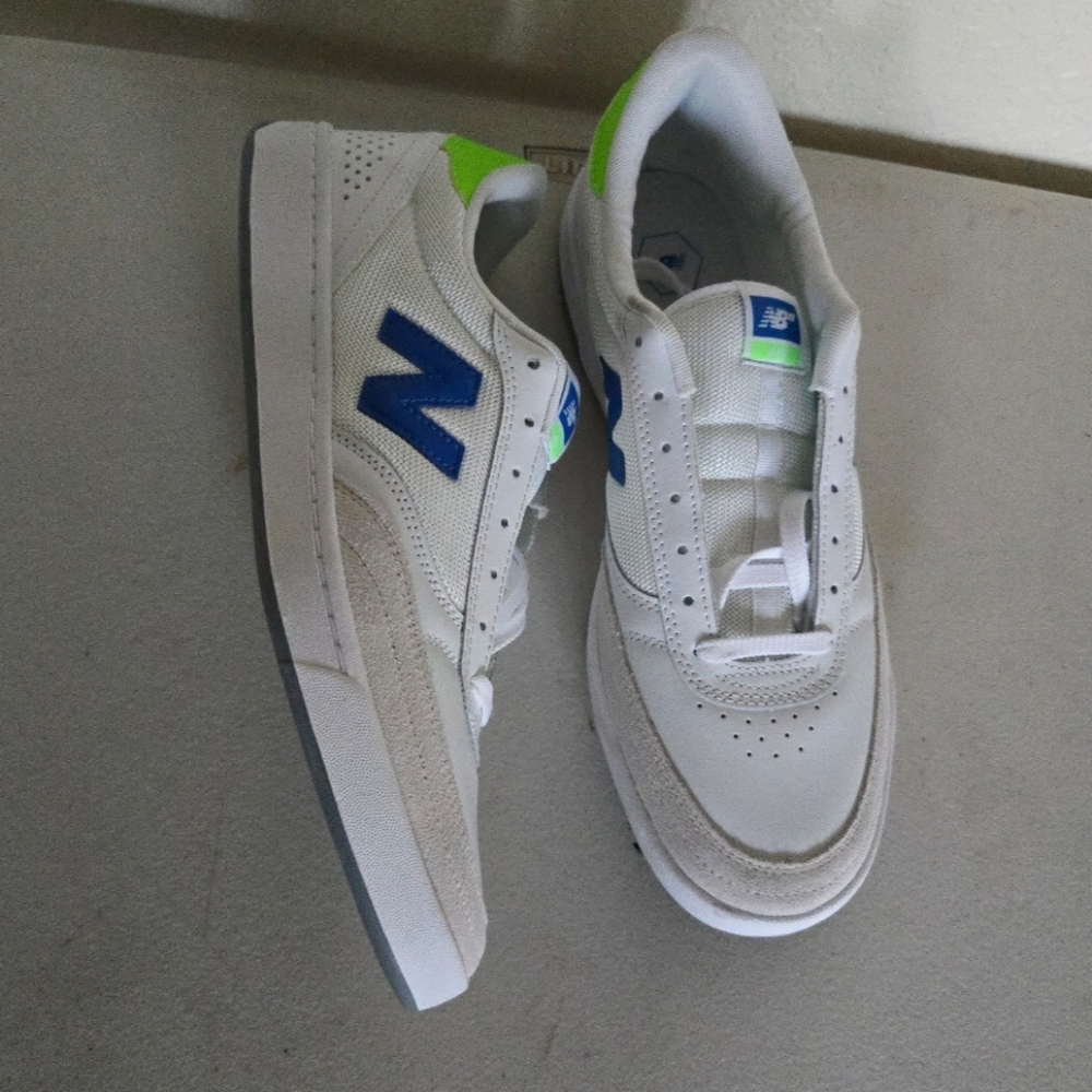 New Balance Numeric 440 Men Size 12 White and Blue NM440SEA 082025 - Picture 2 of 3